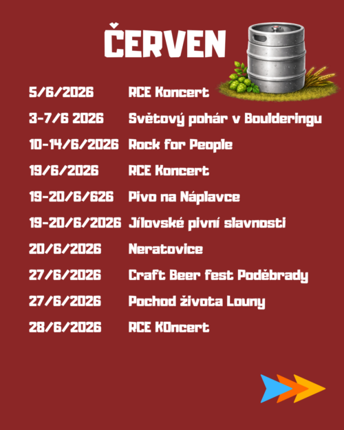 Pivovar Hák na 40+ festivalech - červen